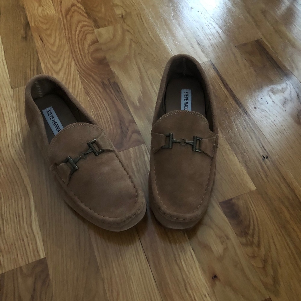 SOLD Steve Madden Suede Loafers NWOT - Picture 6 of 14